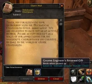 Gnome Engineer's Renewal Gift — screenshot 1
