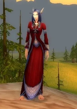Crimson Silk Robe — screenshot 1