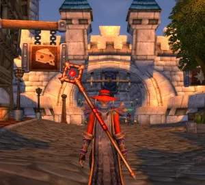 Glowing Brightwood Staff — screenshot 1
